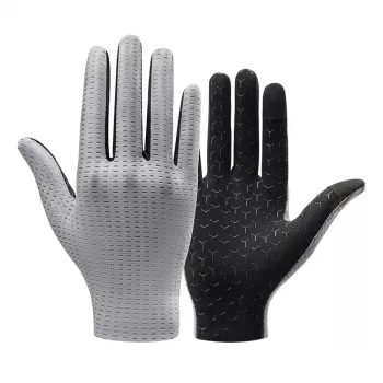 ROCKBROS Cycling Gloves Full Finger Breathable Size XL Grey