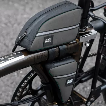 ROCKBROS Bicycle Frame Bag 0.8L Brown
