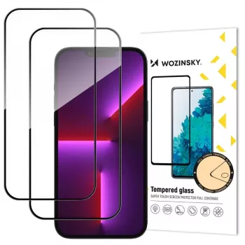 Wozinsky Full Glue kaljeno staklo 2 pakiranja za iPhone 17 Air