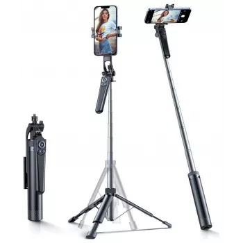 Selfie Stick Wozinsky WC1Y70S teleskopski stativ 1,7 m s držačem za mobitel - crni