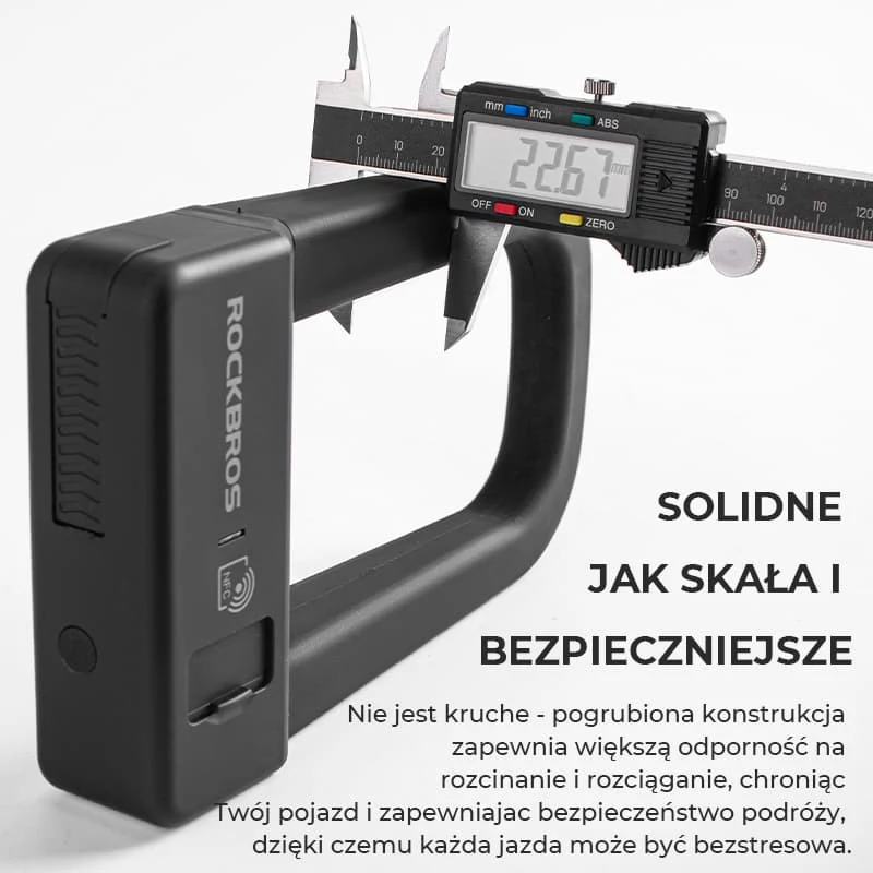 Rockbros RBNS1 SMART NFC U-brava, crna