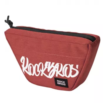 Rockbros G011 Flash Journey torba na upravljaču, trapezoidna, crvena