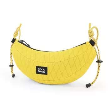 Rockbros H74 Banana Handlebar/Shoulder Bag, Yellow