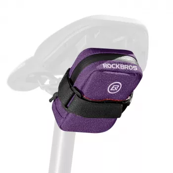 Rockbros F006 mala torba za bicikl na sjedalu, ljubičasta