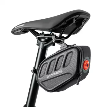 Rockbros C61 torba za sjedalo s pametnim stražnjim svjetlom, 0,45 L, crna