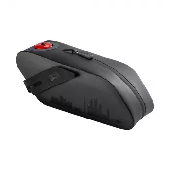 Rockbros AS-078-1 torba za sjedalo s pametnim stražnjim svjetlom, 0,8 L, crna
