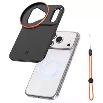 KF Protective Photography Case s 58-mm držačem objektiva za Apple iPhone 17 Pro Max - crna