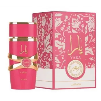 Lattafa Yara Candy Eau de Parfum 100 ml ružičasti