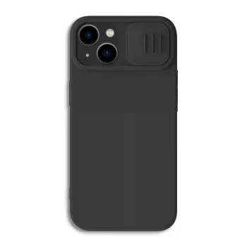 Nillkin CamShield Silky silikonska maska za iPhone 14 Plus - crna