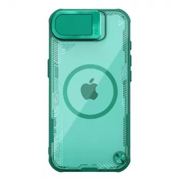 Nillkin Iceblade Prop Magnetic maska s poklopcem kamere i stalkom za iPhone 16e / 17e - zelena