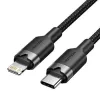 VENTION LALBH USB-C na Lightning kabel 2m crni MFi certificiran brzo punjenje