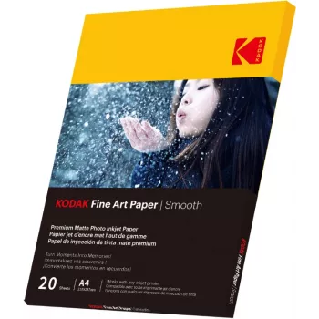 Kodak Fine Art Smooth foto papir A4, 230 g, 20 listova (9891092)
