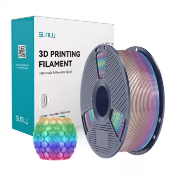 SUNLU PLA Transparent Rainbow filament 1,75 mm 1 kg filament za 3D pisač