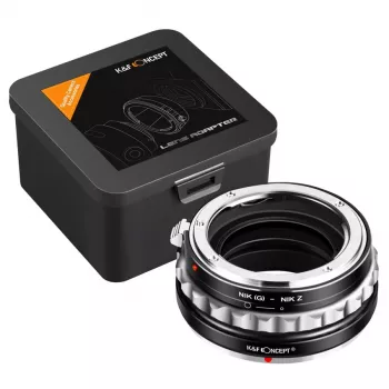 K&F Concept Nikon F (G/AF-S) na Nikon Z adapter za objektiv, crni, model KF06.369