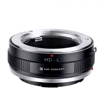 K&F adapter objektiva Minolta MD/MC na Leica L-Mount fotoaparat - crni