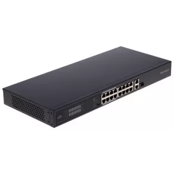 POE LANG NSW2020-16T1GT1GC-POE-IN neupravljani PoE+ switch, 16 PoE portova, 230W