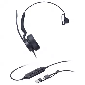 Yealink slušalice UH 44 Mono USB-C/A