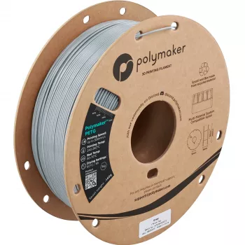 Polymaker PETG filament za 3D printer, 1,75 mm, 1 kg, sivi