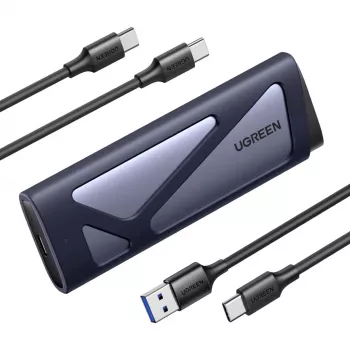 UGREEN USB 3.2 Gen 2 M.2 NVMe i SATA SSD kućište, vanjsko kućište za tvrdi disk bez alata
