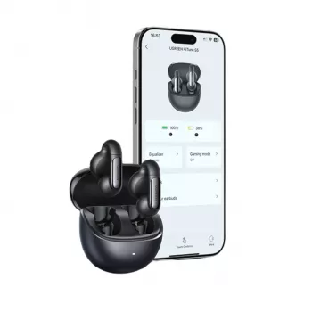 Ugreen HiTune S5 WS210 open-ear true wireless slušalice, crne