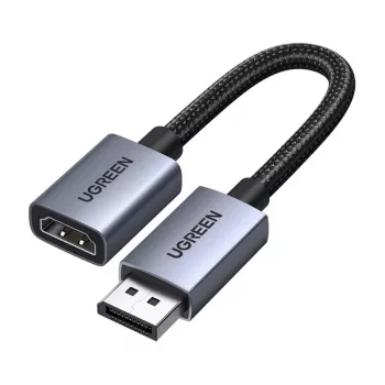 Ugreen DisplayPort na HDMI adapter kabel 4K 30Hz jednosmjerni crni 1.5m