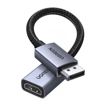 Ugreen DisplayPort na HDMI adapter kabel 4K 30Hz jednosmjerni crni 1.5m