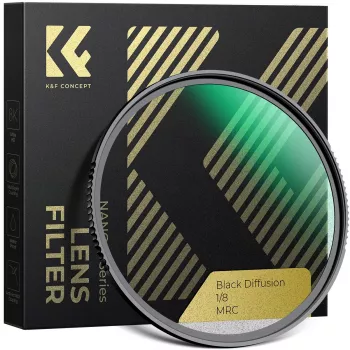 K&F Concept Black Diffusion 1/8 filtar 82mm, HD nano premaz