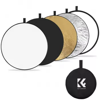 K&F Concept 5-u-1 okrugli reflektor 110cm s difuzorom i torbom za nošenje - KF18.0003