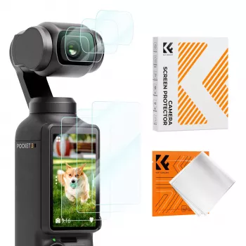 KF set od 6 komada 9H kaljeno staklo za zaštitu zaslona i objektiva za DJI Osmo Pocket 3