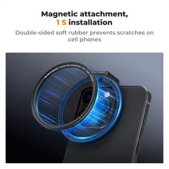 K&F Concept 67mm cirkularni polarizacijski CPL HMC filtar za pametni telefon