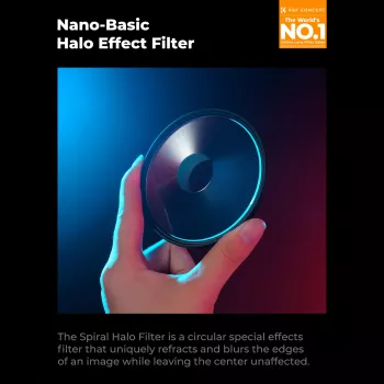 K&F Concept Nano-B Halo spiralni swirl blur efekt filtar 72mm