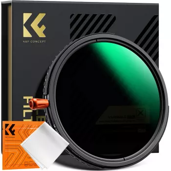 K&F Concept 67mm 3-u-1 hibridni filtar Fader ND2-32 + CPL + Black Diffusion 1/4