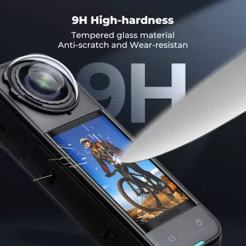 3x kaljeno staklo zaštita zaslona za Insta360 X4 / X5 - KF31.184