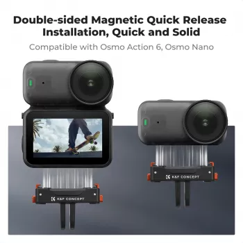 Magnetski držač za brzo zatvaranje s magnetom za DJI Osmo Action 6 / Nano / GoPro montažu KF12.0030