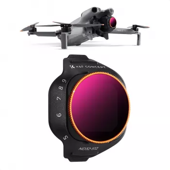 K&F varijabilni ND filtar ND32-ND512 za dron DJI Mini 5 Pro, AGC staklo, KF02.0004