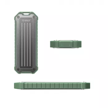 ORICO OTPX-G2 M.2 NVMe/SATA SSD USB-C 3.2 Tactical Enclosure - Grey-Green