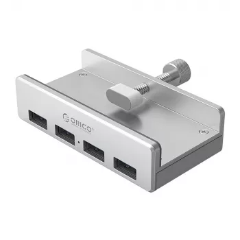 ORICO MH4PU USB hub sa stezaljkom 4x USB-A 3.0 - srebrni