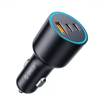 ORICO HyperDrive 165W auto punjač USB-A + 2x USB-C, crni