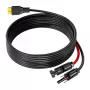 FOSSIBOT XT90-MC4 solarni kabel za punjenje, 5 m, crni