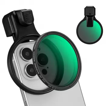 K&F Concept KF15.0026 varijabilni ND filtar ND2-ND32 67mm Clip-On za pametni telefon