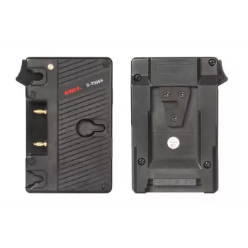 SWIT ELECTRONICS S-7005A V-Mount Battery Plate - Black - 119mm x 85mm x 24mm - 120g