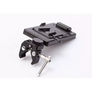 SWIT ELECTRONICS S-7200S V-Mount Battery Plate with Clamp for Tripod Mount 25-45mm D-Tap