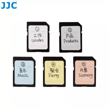 JJC 120x naljepnice za memorijske kartice SD MicroSD CF XQD