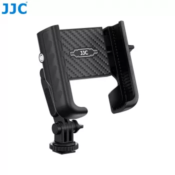 JJC PM-CS1 adapter držač s 1/4 inch navojem za telefon, pametni telefon, GoPro, standard-ISO-vruću papučicu, crni
