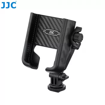 JJC PM-CS1 adapter držač s 1/4 inch navojem za telefon, pametni telefon, GoPro, standard-ISO-vruću papučicu, crni