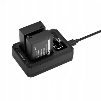 JJC dualni USB-C punjač za 2x Fujifilm NP-W126 / NP-W126S bateriju DCH-W126TC
