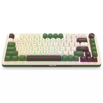 Redragon K681CGC-RGB-PRO Cyrus 65% tri-načinska mehanička tipkovnica, hot-swappable, Red prekidači, RGB, crna