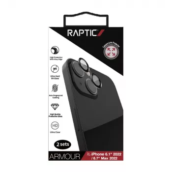 Raptic X-Doria Armour Camera Glass kaljeno staklo za zaštitu leće kamere za Apple iPhone 14 / 14 Plus