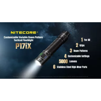 Nitecore P17iX taktička svjetiljka 4000 lumena USB-C punjiva