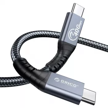 ORICO Thunderbolt 4 kabel USB-C 40 Gbit/s 8K60Hz PD 100W 2m, crni